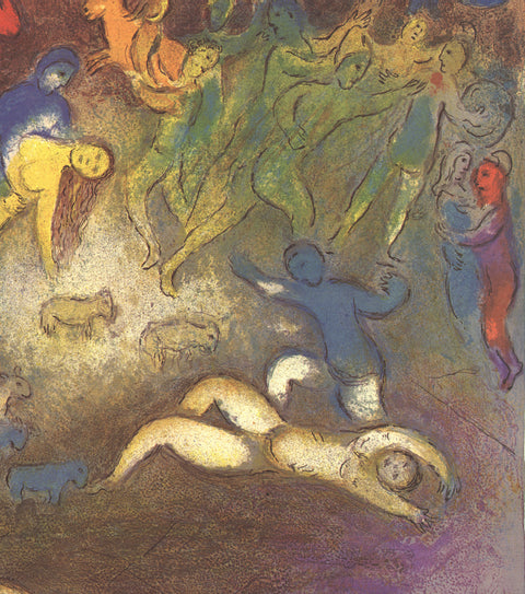 MARC CHAGALL Enlevement de Chloe (Abduction of Chloe), 1977