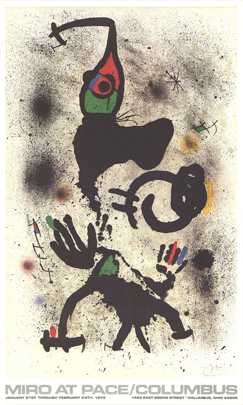 JOAN MIRO At Pace-Columbus (vertical), 1979