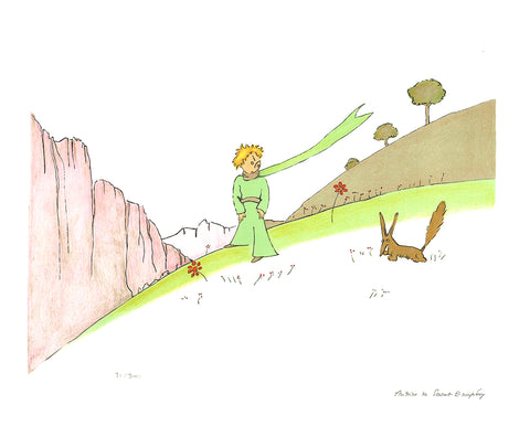 ANTOINE DE SAINT EXUPERY Le Petit Prince et le Renard (lg), 2008