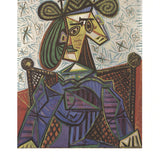 PABLO PICASSO Femme Assise Dans Un Fauteuil, 1995