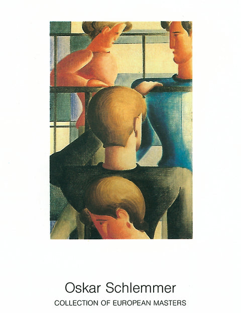 OSKAR SCHLEMMER Gruppe Am Gelander, 1988