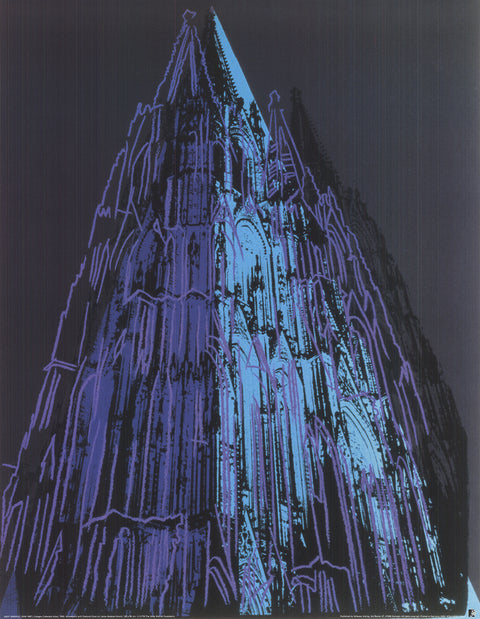 ANDY WARHOL Koln Cathedral Blue, 1993