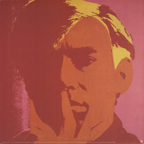 ANDY WARHOL Self Portrait-Orange, 2000