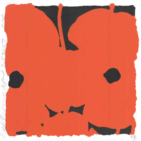 DONALD SULTAN Red Poppies I, 2007 - Signed