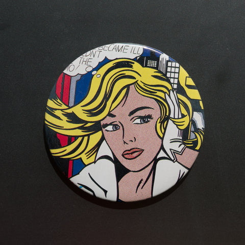 Roy Lichtenstein M-Maybe Button