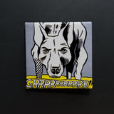 Roy Lichtenstein Grrrrrrrrrrr!! Button