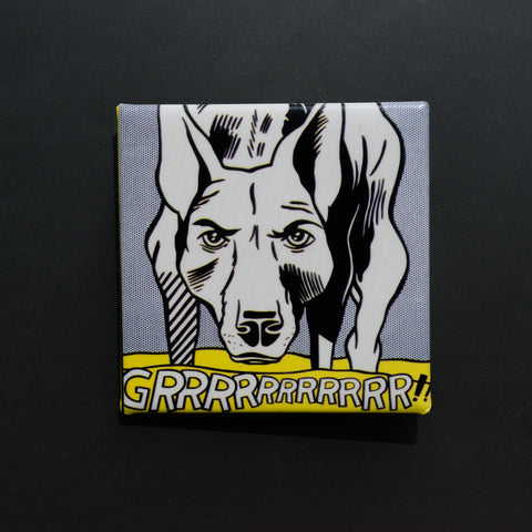 Roy Lichtenstein Grrrrrrrrrrr!! Button