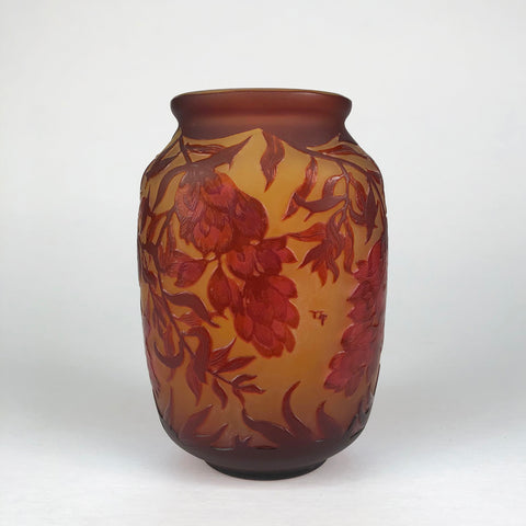 Emile Galle Vase with Wisteria (After)