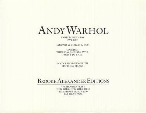 Andy Warhol Skulls Postcard