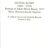 Gustav Klimt Portrait of Adele Bloch-Bauer Bookmark