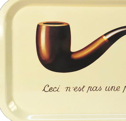 Rene Magritte La Trahison Des Images (Lg) Tray