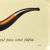 Rene Magritte La Trahison Des Images (Lg) Tray