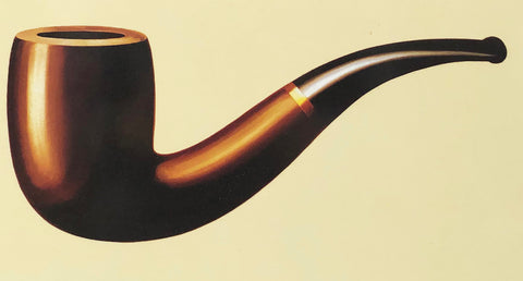 Rene Magritte La Trahison Des Images (Lg) Tray