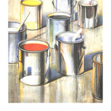WAYNE THIEBAUD Paint Cans, 1990