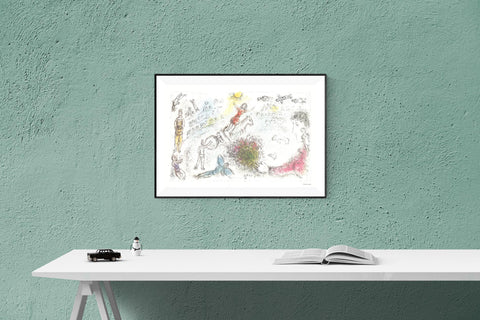 MARC CHAGALL L'ame du Cirque, 1981