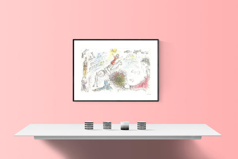 MARC CHAGALL L'ame du Cirque, 1981