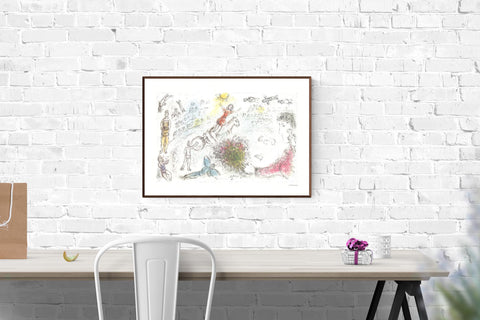 MARC CHAGALL L'ame du Cirque, 1981