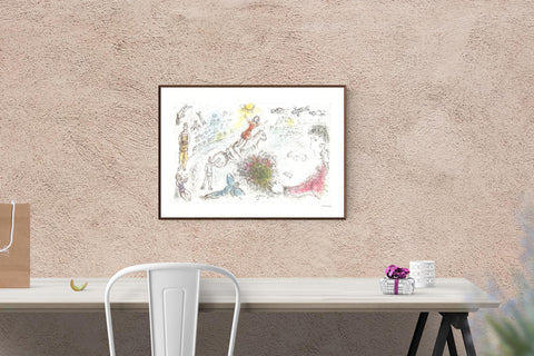 MARC CHAGALL L'ame du Cirque, 1981