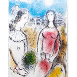 MARC CHAGALL Le Couple au Crepuscule, 1981