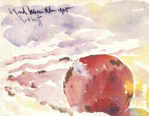 KARL SCHMIDT-ROTTLUFF Apple, 1998