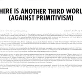 ZVI GOLDSTEIN There is Another Third World (Against Primitivism)