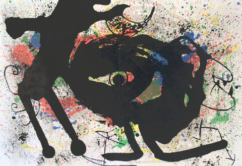 JOAN MIRO Derriere le Miroir, no. 203 pg 10,11, 1973