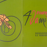 VALERIO ADAMI Derriere le Miroir, no. 206 cover, 1973