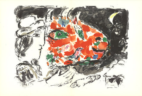 MARC CHAGALL Le Mulet sous la Lune, 1972