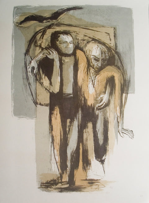 BENTON SPRUANCE Ahab and Starbuck Portrait, 1968