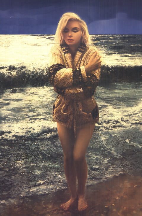 TOMMY MERRYFIELD Marilyn Monroe-Malibu Beach, 1989