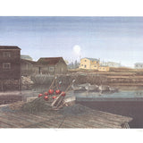 DWIGHT BAIRD Fog in the Hollow, Peggy's Cove, 1988 - Signed