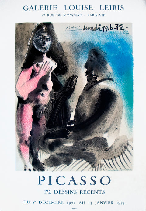 PABLO PICASSO 172 Dessins Recents, 1972