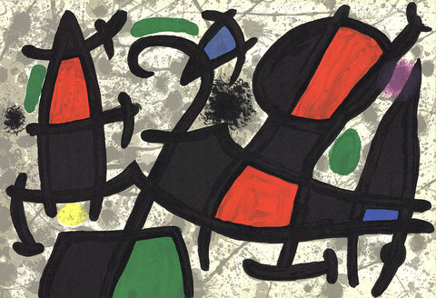 JOAN MIRO Derriere le Miroir, no. 186, pg 16,17, 1970