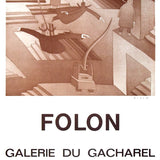 JEAN-MICHEL FOLON Galerie Du Cacharel, 1972