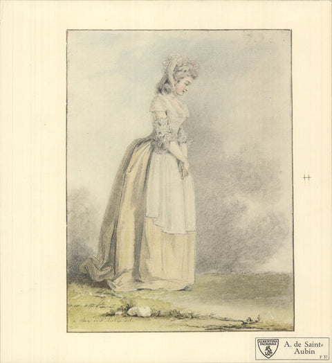 AUGUSTIN DE SAINT A Young Lady, 1930