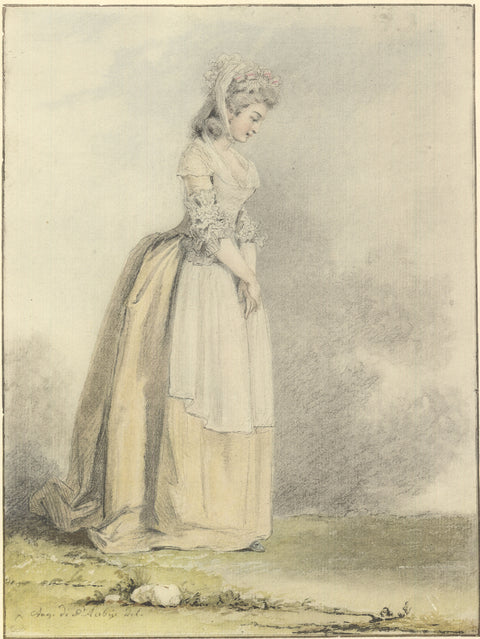 AUGUSTIN DE SAINT A Young Lady, 1930