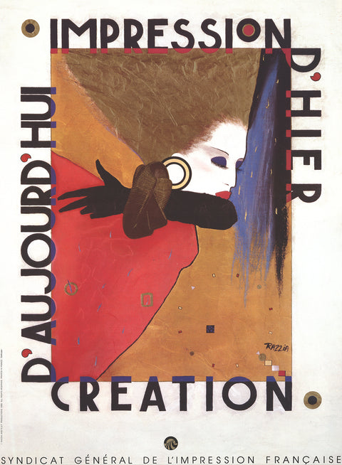 GERARD RAZZIA Impression D'Hier, 1987