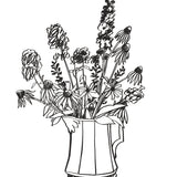 TOM WESSELMANN Country Bouquet with Delphinium, 1989 - Signed