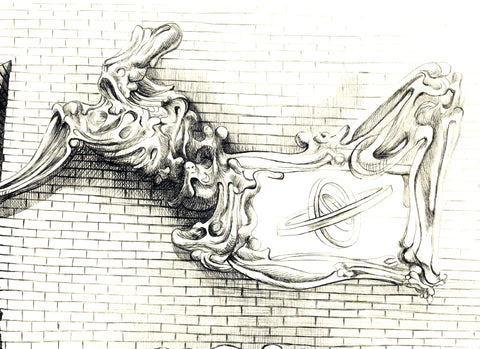 HANS BELLMER Soutterain Baroque #13, 1970