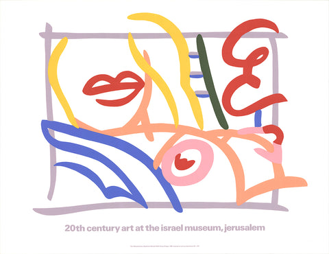 TOM WESSELMANN Bedroom Blonde with Green Drape, 1986