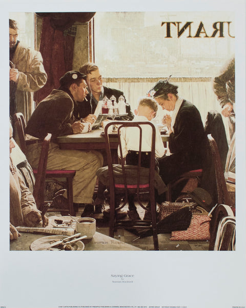 NORMAN ROCKWELL Saying Grace, 1997