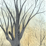 BORRIS SAILLART Barren Tree late Fall, 1975 - Signed