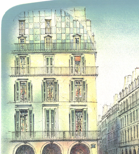 ROLF RAFFLEWSKI Place Jeanne d'Arc, Paris, 1981 - Signed