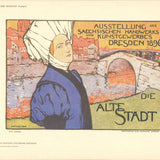 ANTON OTTO FISCHER Dresden, Die Alte Stadt, 1897