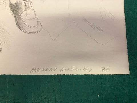 DAVID HOCKNEY Yves Marie with Flowers, 1974 - Signed