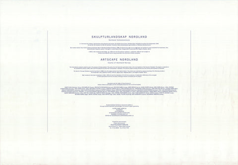 MARKUS RAETZ Skulpturelandskap Nordland, 1991