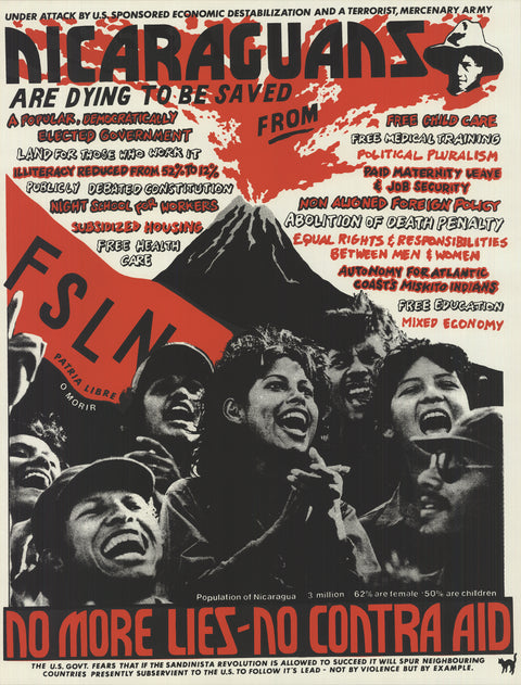 BLACK CAT COLLECTIVE Nicaraguans are dying to be saved (Sm), 1986