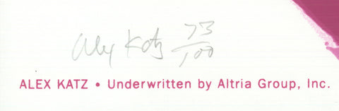 ALEX KATZ American Dance Festival 70th Anniversary, 2003 - Signed