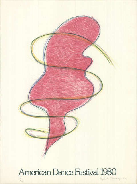 ELIZABETH MURRAY American Dance Festival 1980, 1980 - Signed