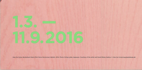 ALEX DA CORTE Borderland State, 2016